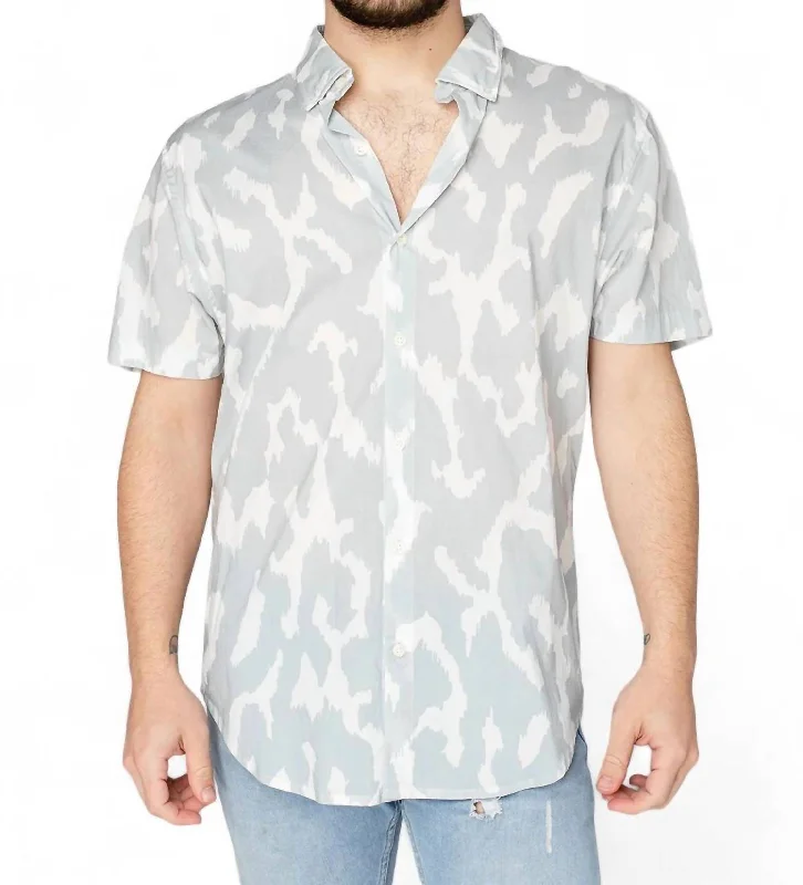 Men's slim - fit graphic t - shirts with vintage rock band printsRobert Button Down Dress Shirt In Slate Men's slim - fit graphic t - shirts with vintage rock band printsRobert Button Down Dress Shirt In Slate