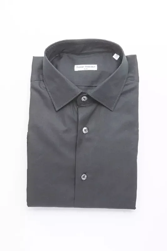 Men's polo t - shirts with a contrast collar for a preppy lookRobert Friedman  Cotton Men's Shirt