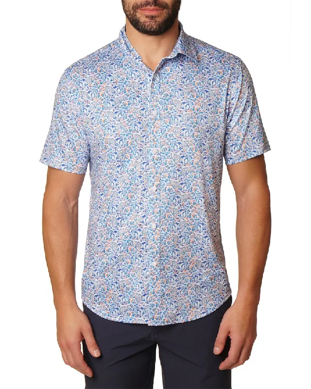 Men's long - sleeve henley t - shirts with button - down placketsRobert Graham Kotor Knit Shirt Men's long - sleeve henley t - shirts with button - down placketsRobert Graham Kotor Knit Shirt