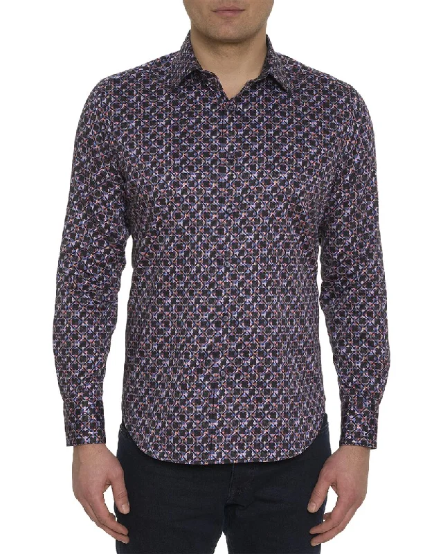 Men's moisture - wicking athletic t - shirts for intense workoutsRobert Graham Yeni Woven Shirt Men's moisture - wicking athletic t - shirts for intense workoutsRobert Graham Yeni Woven Shirt