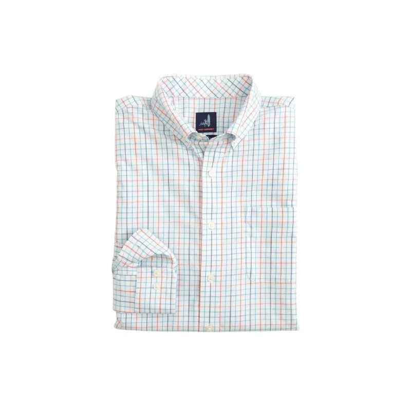 Men's button - front t - shirts with a unique artistic printSav Button Down Shirt In Confetti Men's button - front t - shirts with a unique artistic printSav Button Down Shirt In Confetti