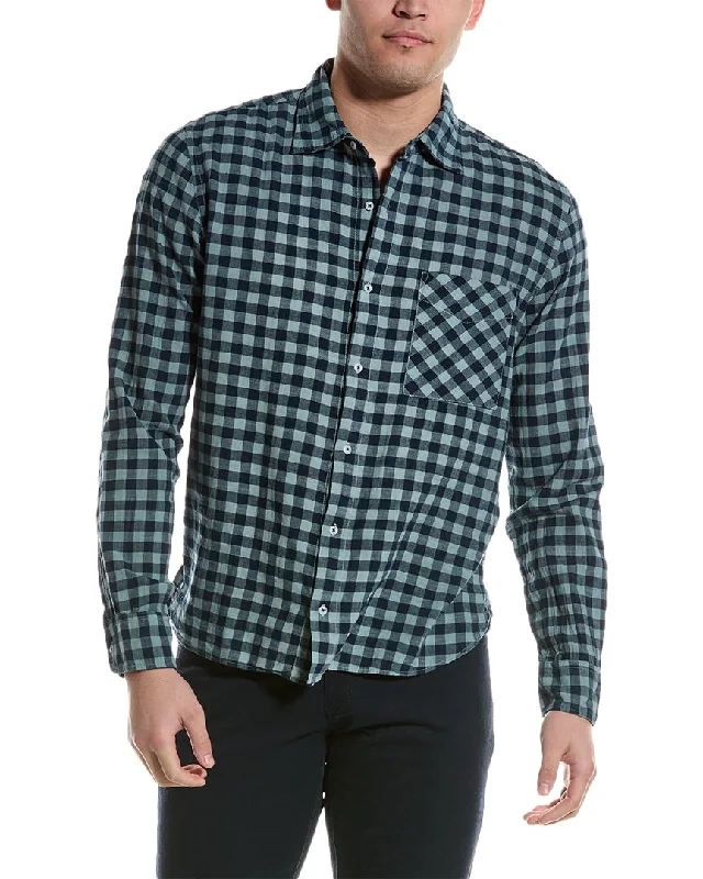 Men's distressed denim - look t - shirts with a rugged appealSave Khaki United Gingham Shirt Men's distressed denim - look t - shirts with a rugged appealSave Khaki United Gingham Shirt