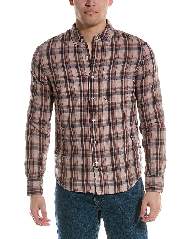 Men's tie - dye t - shirts with a bohemian styleSave Khaki United Madras Linen-Blend Shirt Men's tie - dye t - shirts with a bohemian styleSave Khaki United Madras Linen-Blend Shirt