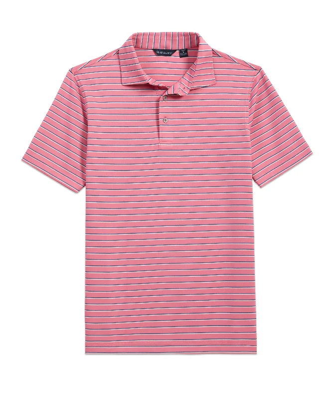 Men's tie - dye t - shirts with a bohemian styleShaded Stripe Tech Polo, Nantucket Red Men's tie - dye t - shirts with a bohemian styleShaded Stripe Tech Polo, Nantucket Red