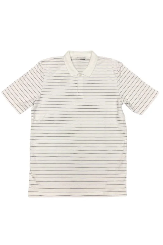 Men's smart - casual checkered t - shirts for semi - formal occasionsShort Sleeve Polo Shirt In Dark Sapphire Men's smart - casual checkered t - shirts for semi - formal occasionsShort Sleeve Polo Shirt In Dark Sapphire