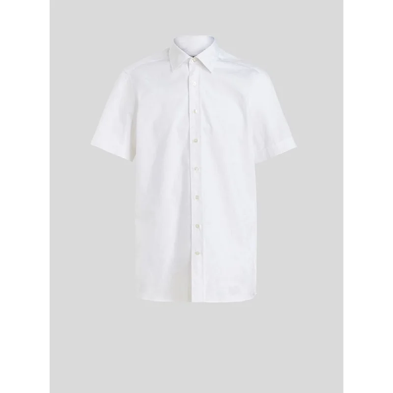 Men's antimicrobial t - shirts for odor - free freshness during travelShort-sleeved Ton-sur-ton Paisley Shirt Men's antimicrobial t - shirts for odor - free freshness during travelShort-sleeved Ton-sur-ton Paisley Shirt