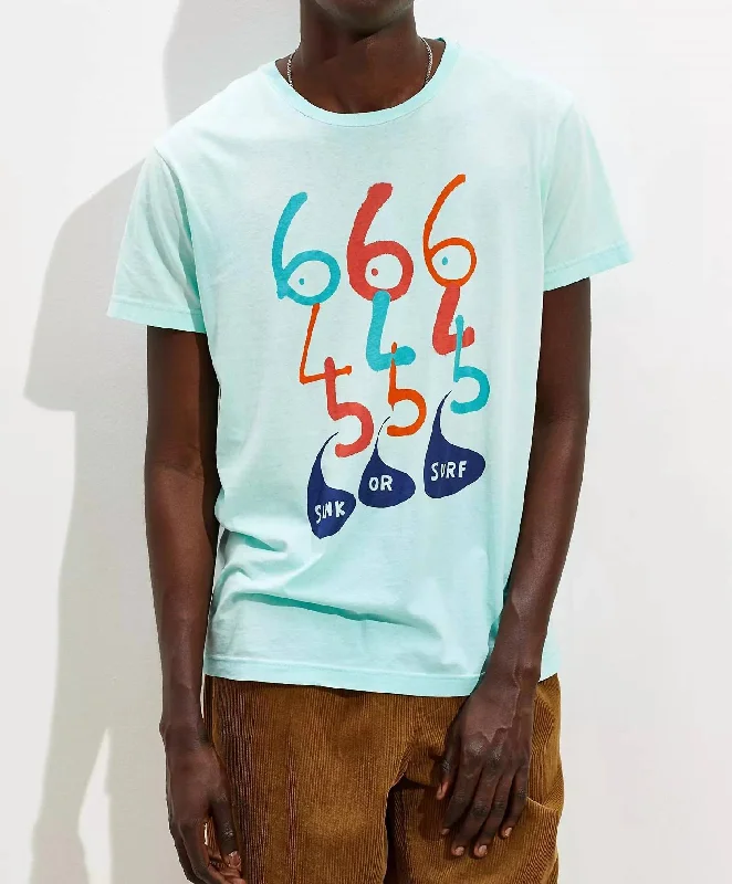 Men's organic cotton crew - neck t - shirts for everyday comfortSink Or Swim Tee In Pool Men's organic cotton crew - neck t - shirts for everyday comfortSink Or Swim Tee In Pool