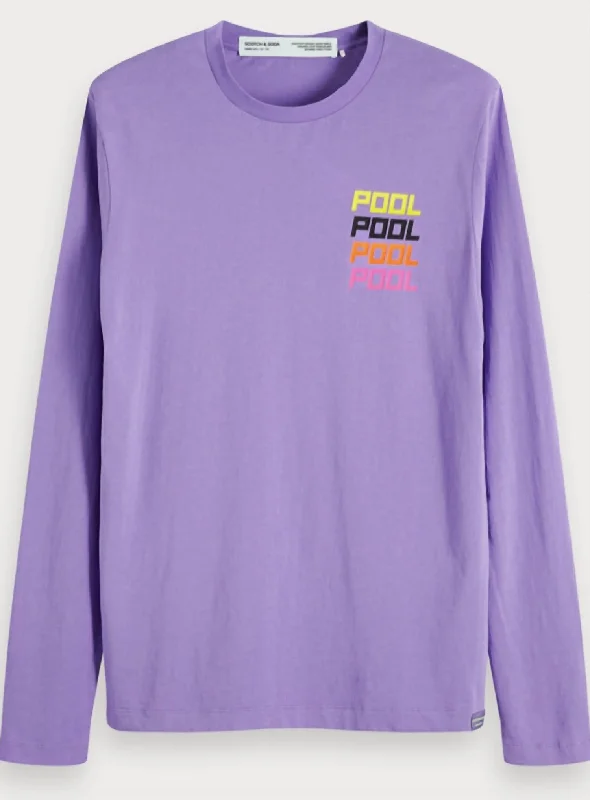 Men's tie - dye t - shirts with a bohemian styleStreetwear Tee In Purple