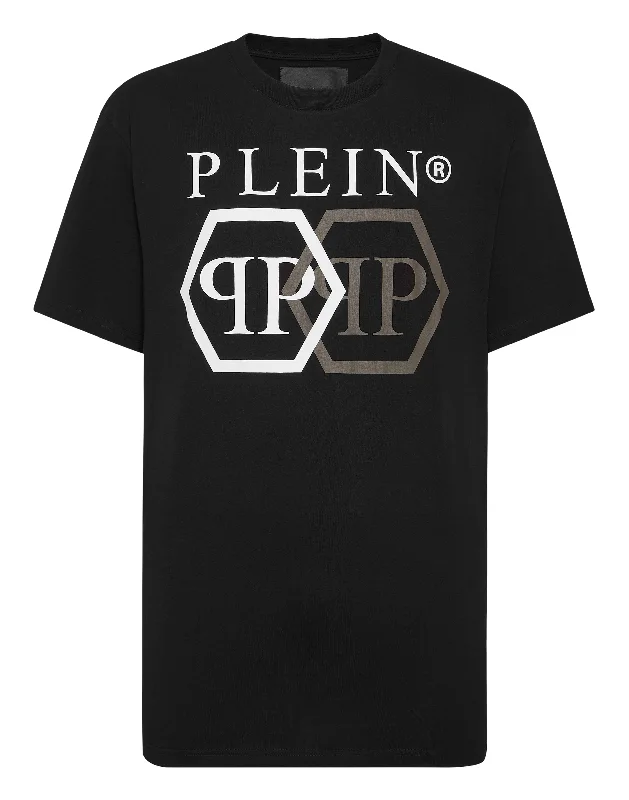 Men's v - neck muscle t - shirts for a body - building aestheticT-shirt Round Neck SS Stones Hexagon Men's v - neck muscle t - shirts for a body - building aestheticT-shirt Round Neck SS Stones Hexagon