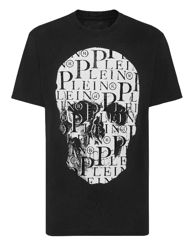 Men's printed Hawaiian t - shirts for tropical vacationsT-shirt Round Neck SS Stones Skull Men's printed Hawaiian t - shirts for tropical vacationsT-shirt Round Neck SS Stones Skull