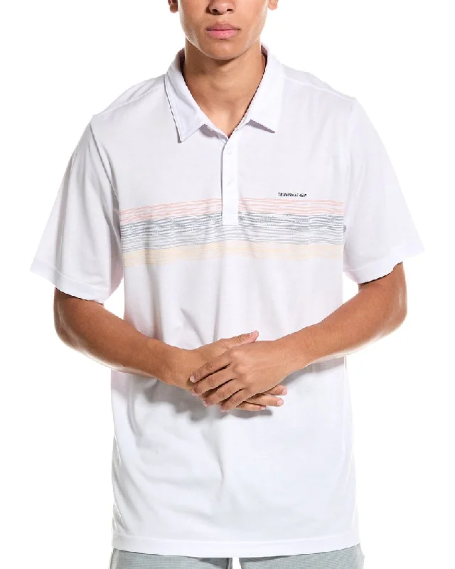 Men's ribbed t - shirts with a textured finish for added styleTravisMathew Beach Read Polo Shirt Men's ribbed t - shirts with a textured finish for added styleTravisMathew Beach Read Polo Shirt
