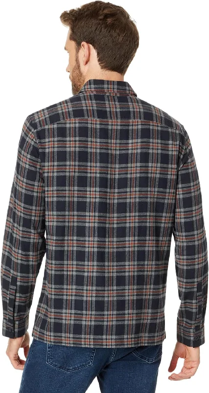 Men's printed Hawaiian t - shirts for tropical vacationsVince Men Kingston Plaid Long Sleeve Coastal/Brickman Red Flannel Button Down Men's printed Hawaiian t - shirts for tropical vacationsVince Men Kingston Plaid Long Sleeve Coastal/Brickman Red Flannel Button Down