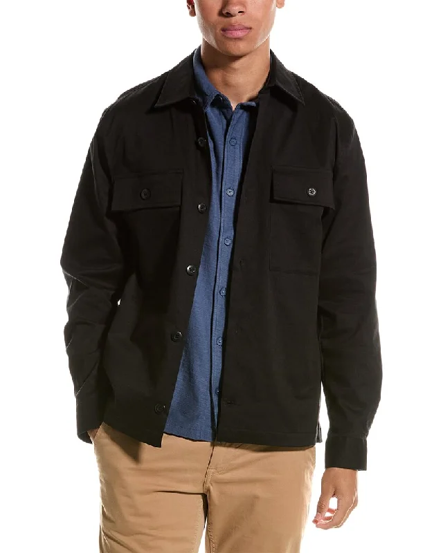 Men's tie - dye t - shirts with a bohemian styleVince Workwear Shirt Jacket