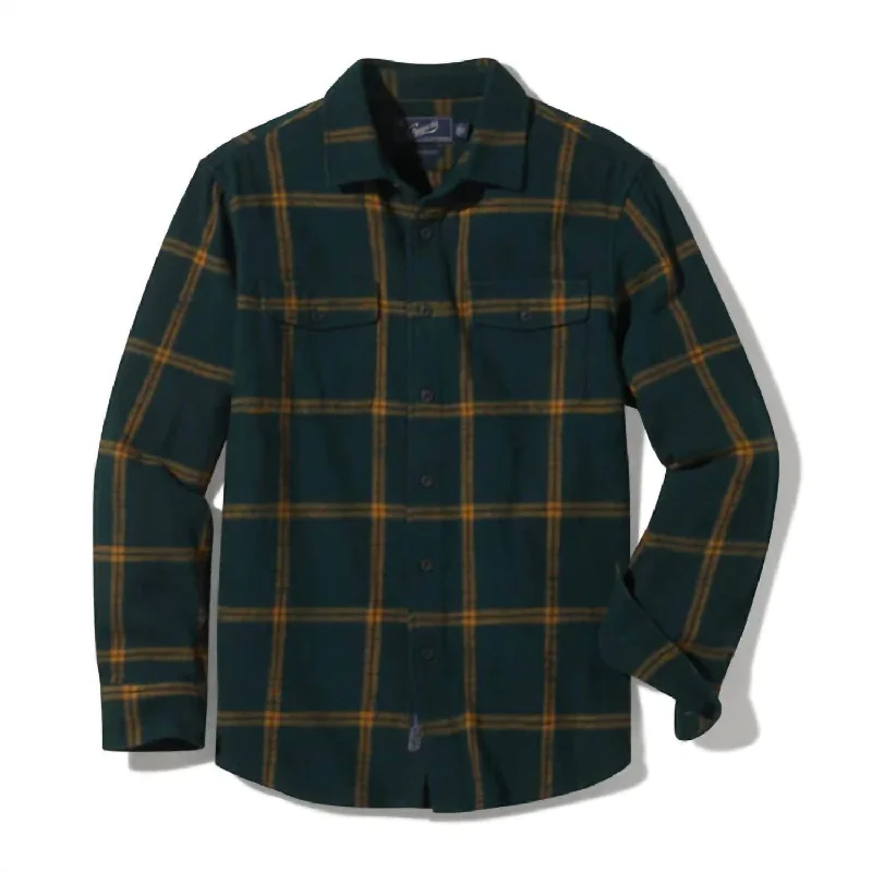 Men's tie - dye t - shirts with a bohemian styleVintage Slub Shirt In Green